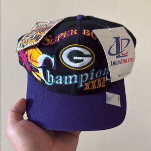 Logo Athletic Super Bowl XXII Champions Cap Snapback Hat